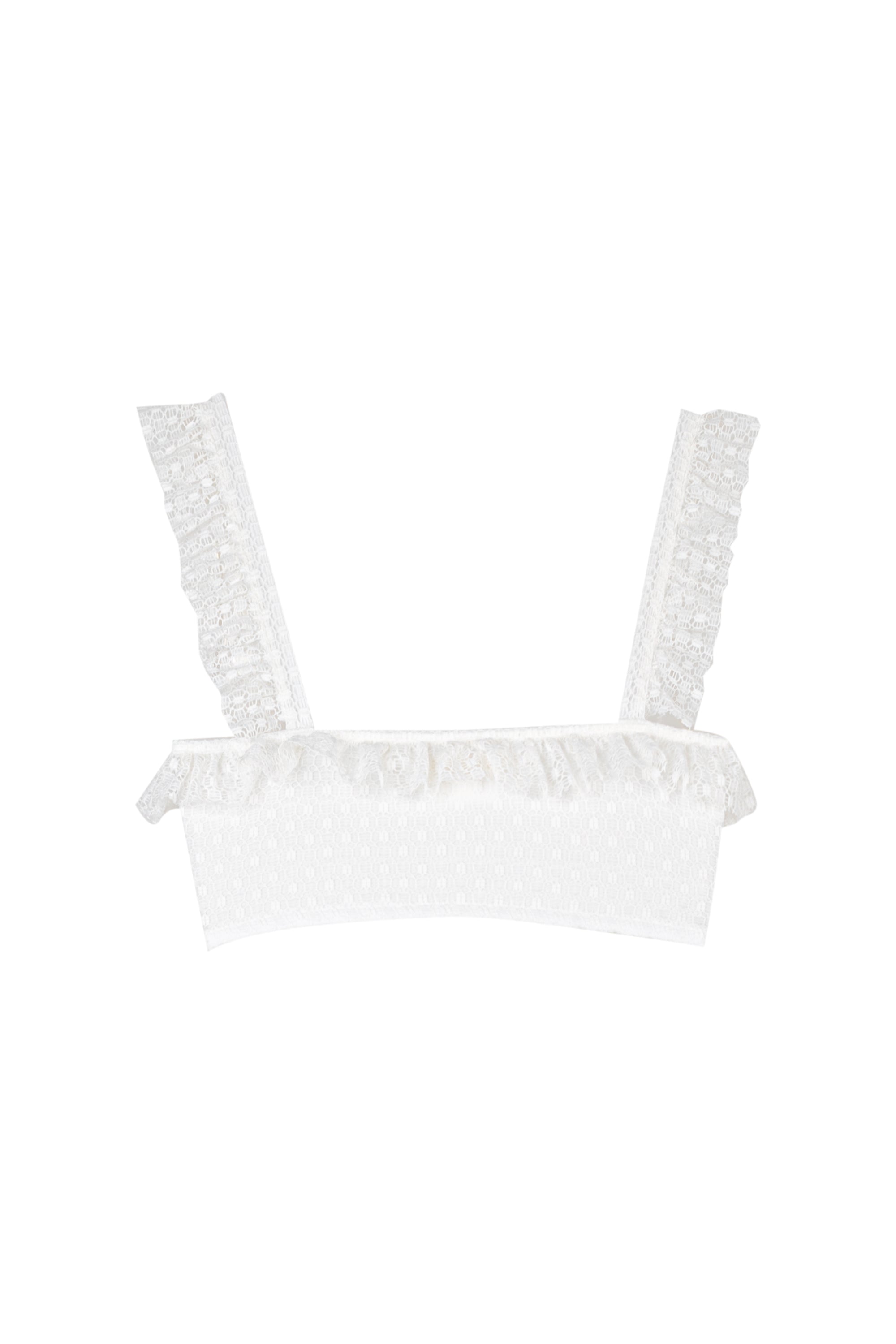 Milos - Flounce Crop Top